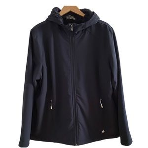 Navy TekGear Warmtek All Weather Zip Front Coat